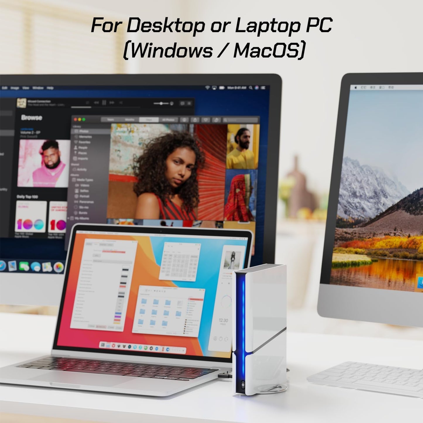 Avolusion PRO-H1 14TB 7200RPM USB 3.2 Gen2 (10Gbps) External Hard Drive (for Windows or MacOS Desktop PC/Laptop) (Renewed)