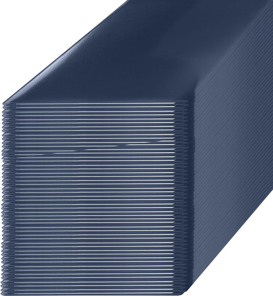 Certificate Holders 8.5"x11" Graduation Diploma Cover Document Leather Folders,Navy Blue-100 Pack