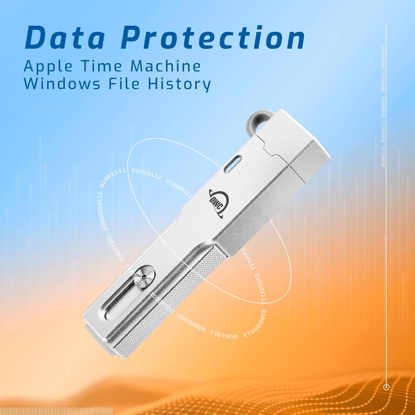 OWC Envoy Pro Mini 2TB (10Gb/s) SSD, Up to 940 MB/s Speed, Portable Flash Drive with USB-C and USB-A, Compatible with Mac, PC, Xbox, PS5, Professional Stick for Gaming, Storage, and Backup