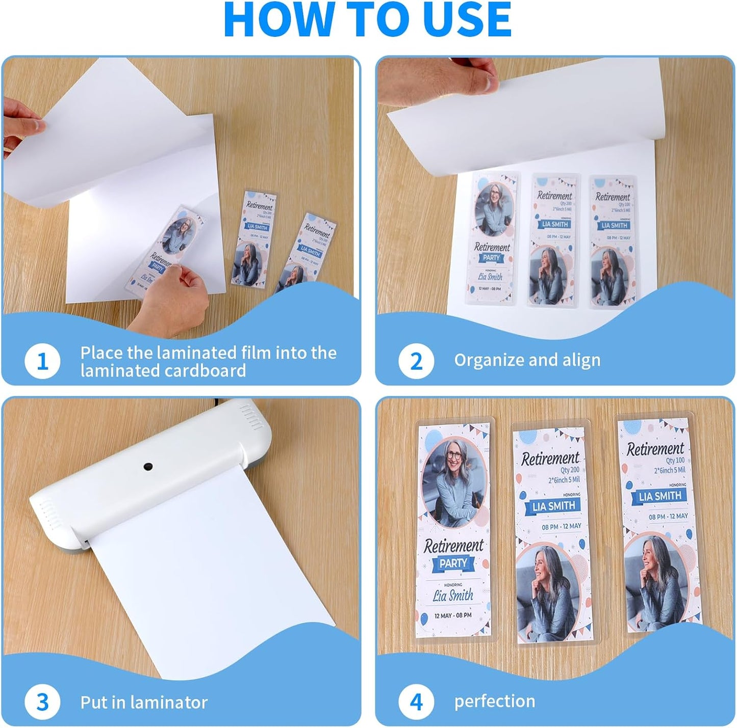 Laminator Carrier Sleeve Lamination Carrier Thermal Laminating Carriers Sheets Thermal Carrier Sheet for Laminator with All Brand Laminating Pouch (5, Letter Size)