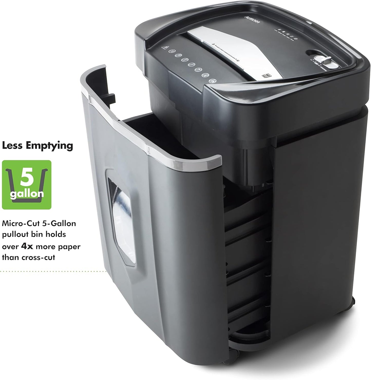 Aurora Professional Grade High Security 12-Sheet Micro-Cut Paper/CD and Credit Card Shredder/ 60 Minutes Continuous Run Time