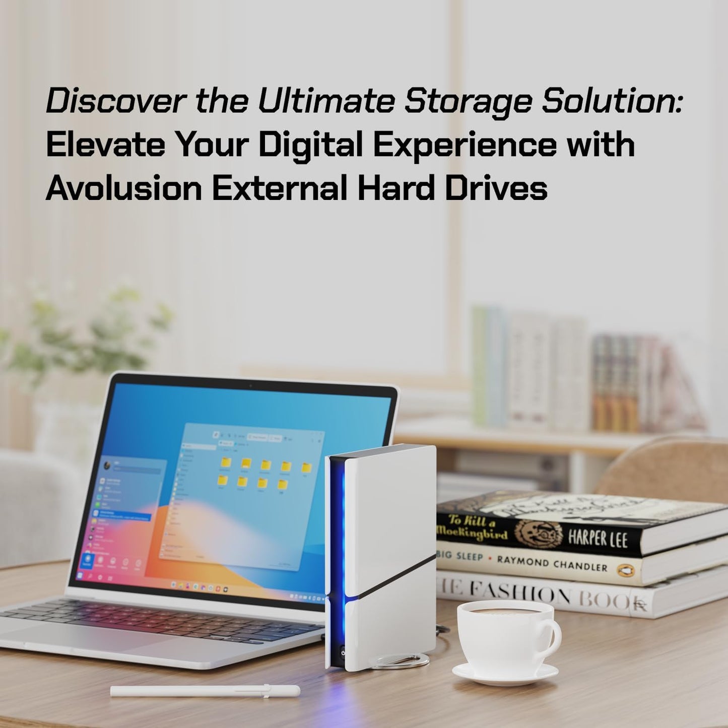 Avolusion PRO-H1 20TB 7200RPM USB 3.2 Gen2 (10Gbps) External Hard Drive (for Windows or MacOS Desktop PC/Laptop) (Renewed)