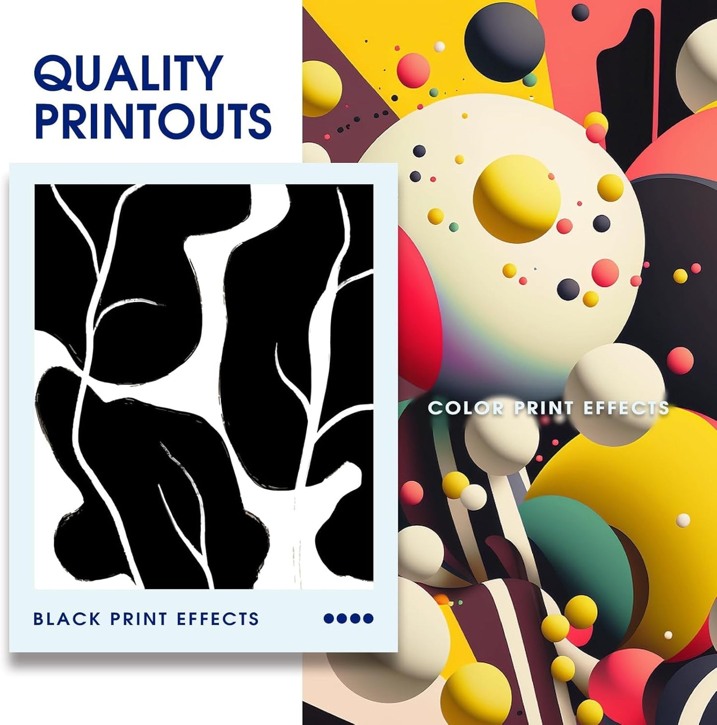 61XL 61 Ink Cartridge Combo Pack Compatible for HP Ink 61 Works with Envy 4500 4501 4630 5530 Deskjet 1000 1010 2540 Officejet 4630 4635 Printer (1 Black, 1 Color) 2-Pack