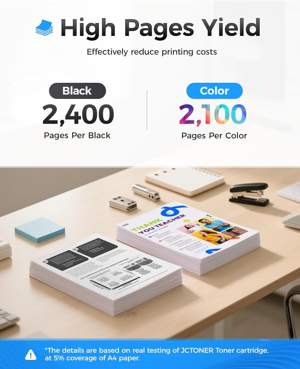 414A Toner Cartridge Set 4-Pack Replacement for HP 414A W2020A W2021A W2022A W2023A Compatible for HP Color Laserjet Pro MFP M479fdw M479fnw M479dw M454dw M454dn M454nw Enterprise M480f M455dn Printer