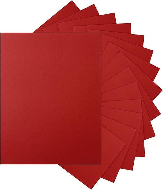 40 Sheets Christmas Red Cardstock 8.5 x 11 Craft Paper, 200gsm/75lb Premium Dark Red Card Stock for DIY Cards Making, Thank You Cards, Wedding Invitations, Birthday Decorations