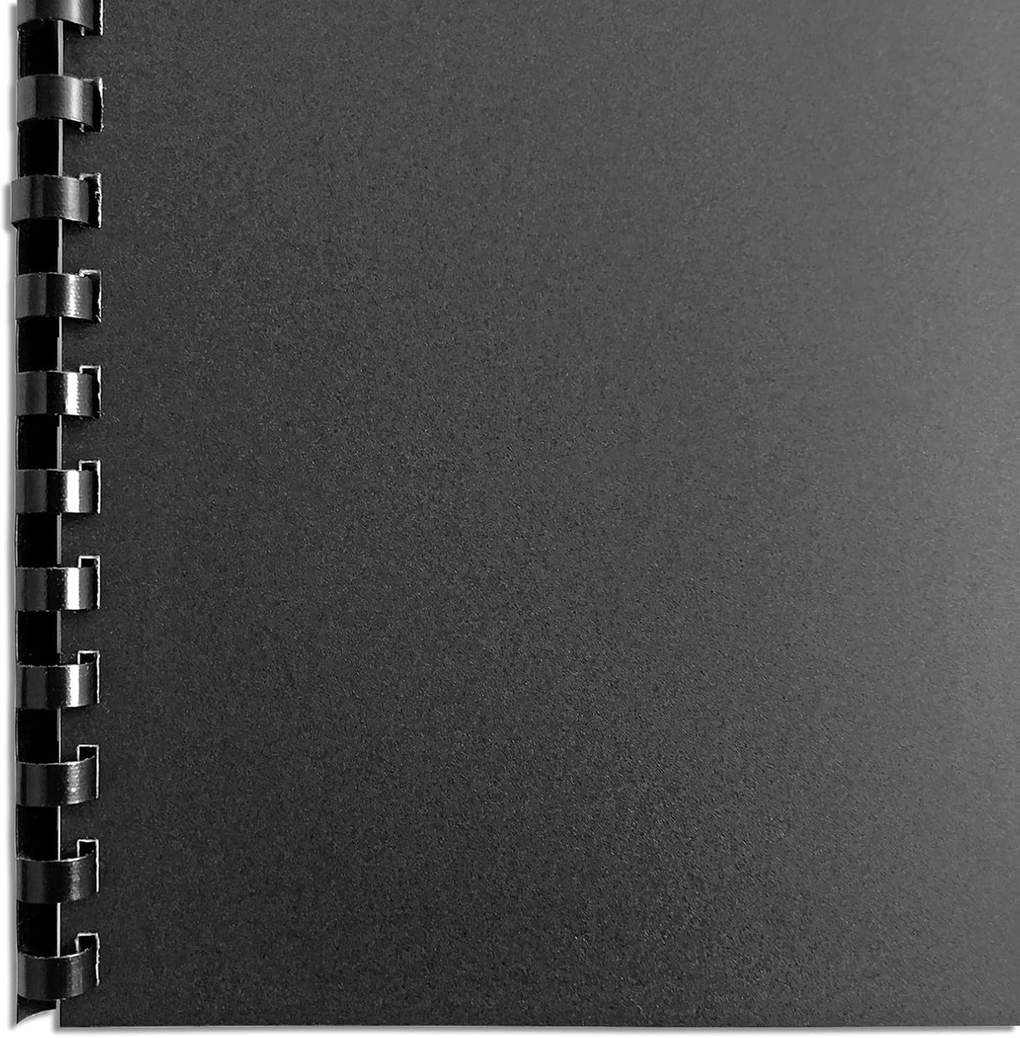 HOUYEE 3/8 Inch Plastic Binding Comb 19 Ring, 60 Sheet Capacity, Letter Size Black Comb Binding Spines (200 Pack)