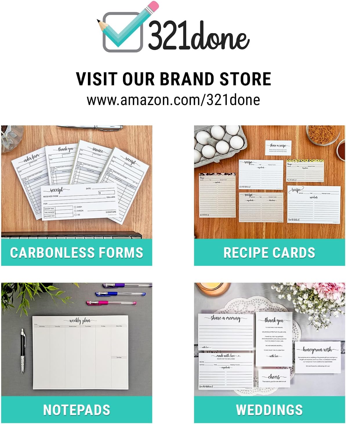 321Done Loyalty Punch Cards, Made in USA - 3.5x2 Customer Reward Card, Redeem 10 Punches or Visit for Prize, Kraft Tan - Set of 50