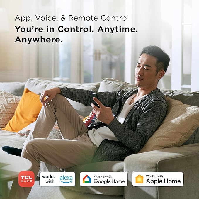 TCL H14W35W 14,000 BTU Smart Window Air Conditioner, AC Unit, Fan & Dehumidifier, 700 Sq. Ft, Remote Control, Compatible with Alexa/Google Assistant, White