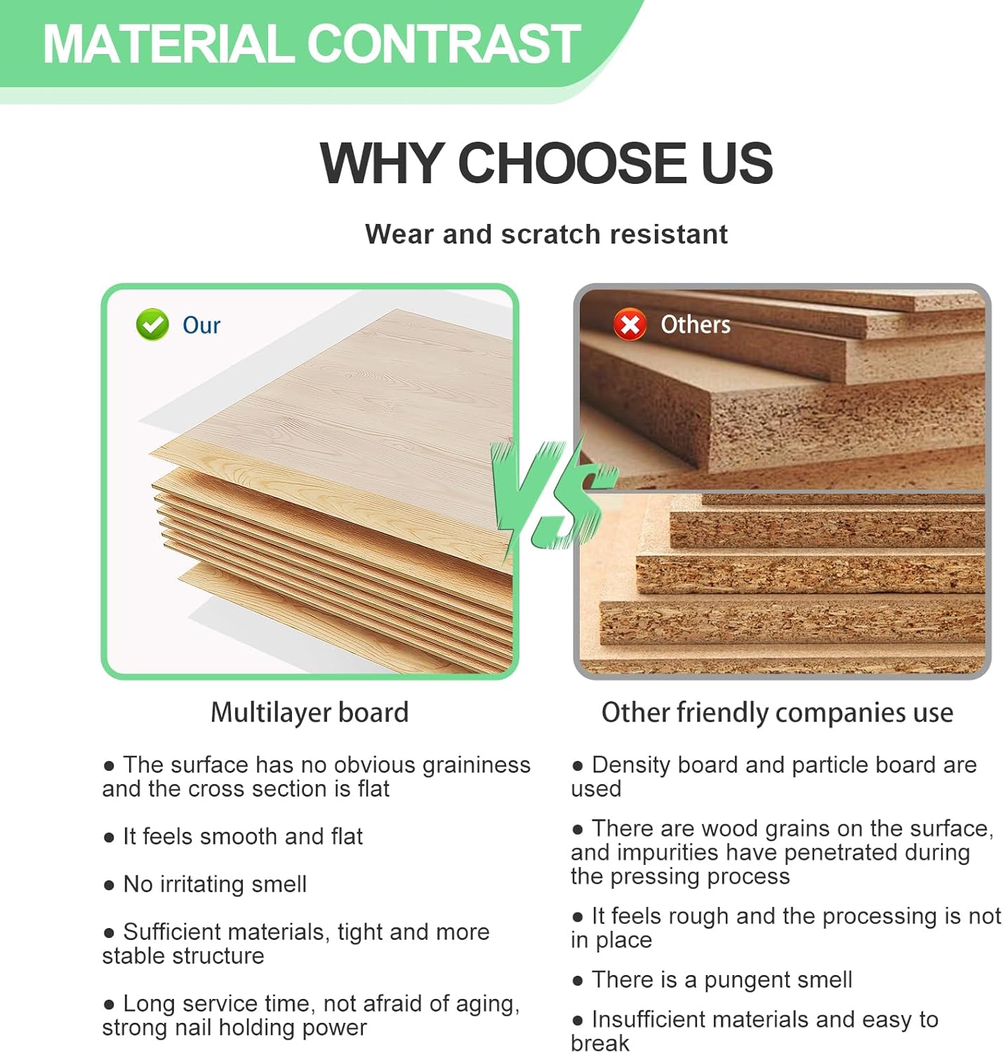 Modern Reception Desk with Counter and Drawer Office Front Desk with Cabinet Wooden Commercial Reception Table Checkout Counter for Retail Salon Lobby Black and White Left 63inch/160cm