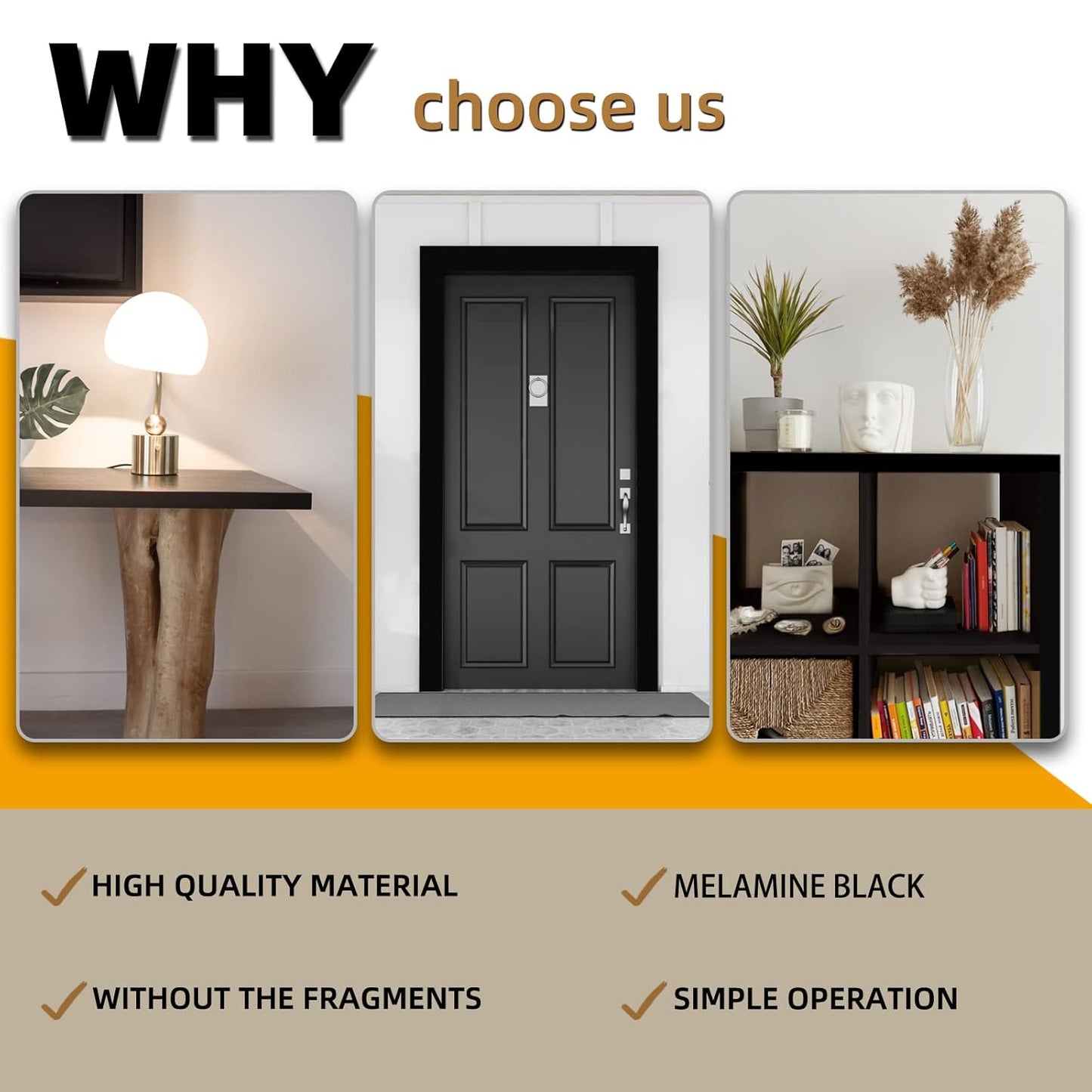 GSCIT Club Black Edge Banding, 3/4 inch x 100ft Melamine Edge Banding with Hot Melt Adhesive Preglued Cabinet Edge Banding Flexible Black Veneer Edging