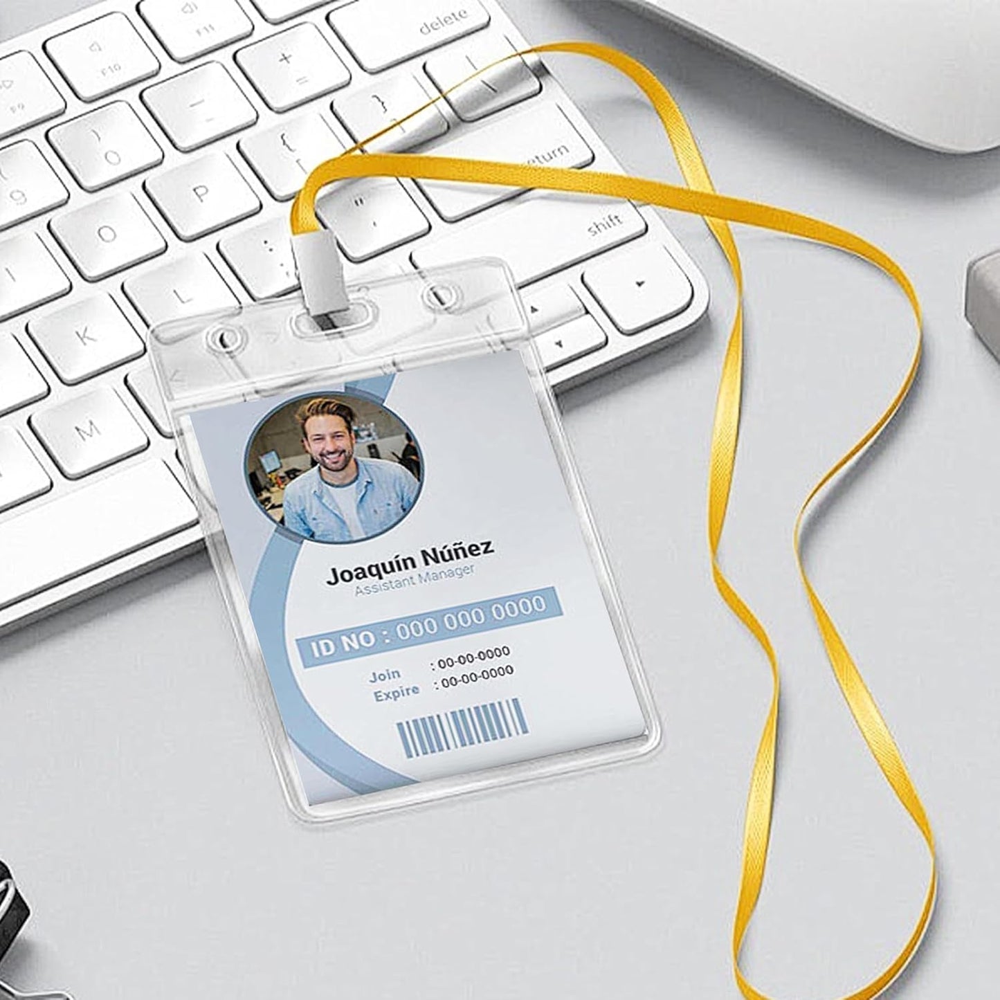 Customizable Name Badges Insert,3x4 Inch Horizontal,White Printable Name Tag Insert Refills for Name Tag Holder,Laser/Inkjet Printable,300 Total Badges Insert(No Clip)