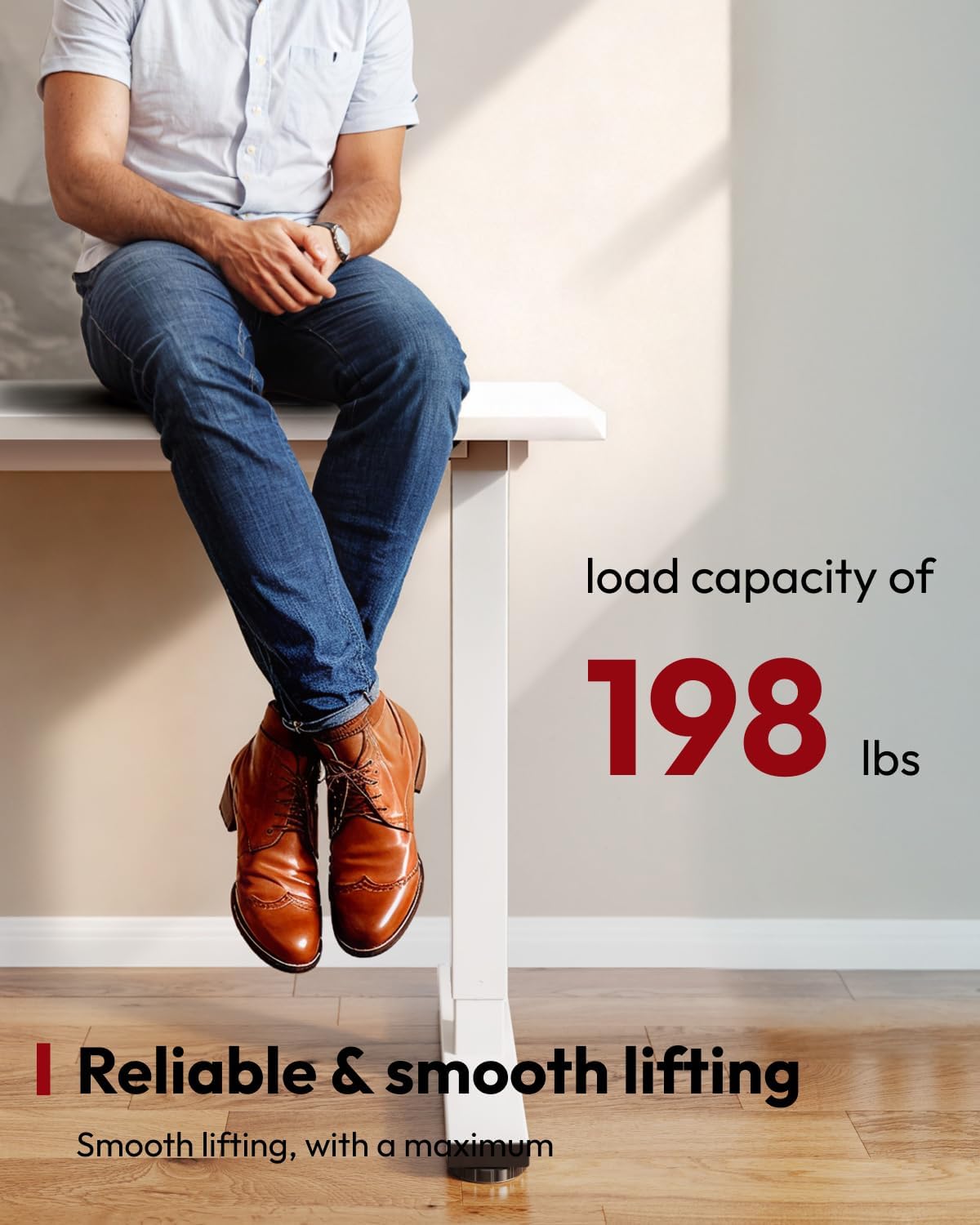 SANODESK Standing Desk Height Adjustable Electric Stand up Desk 71x32 Inches Sit Stand Home Office with Splice Board, White Frame/White Top