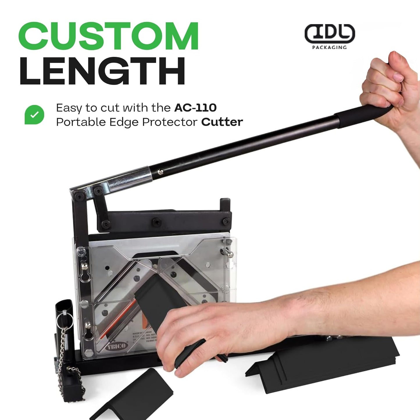 IDL Packaging 2” x 2” x 48” Cardboard Edge Protector (Pack of 200) - Corner Protectors for Shipping, Storage, & Moving – Reinforced Corner Guard Protection for Pallets, Wall Corners, & Furniture