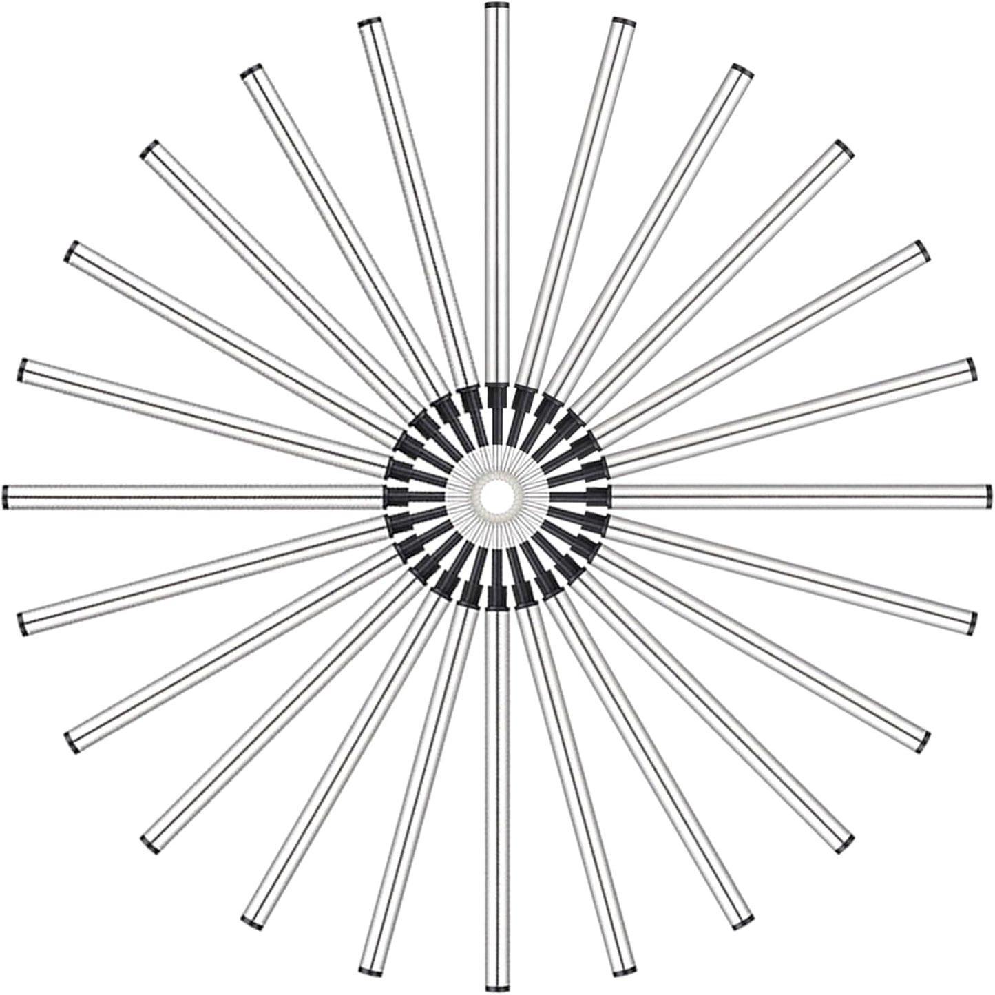 DunBong Rollerball Pen Refills, Roller Ball Fine Point 0.5mm, Red Ink Refill Pack of 5 - Replaceable Ballpoint Pen Refills Medium Point (Navy Blue)