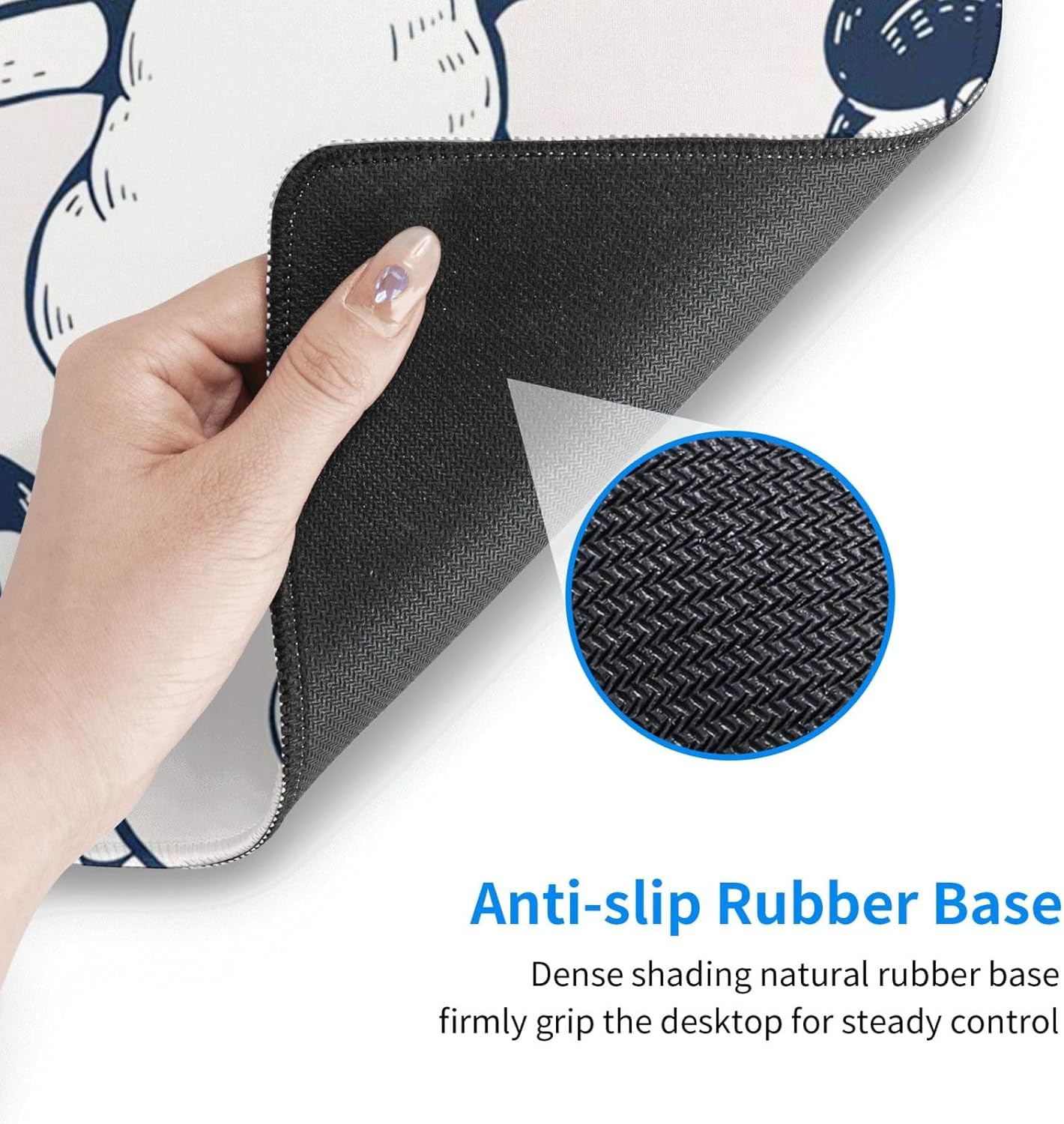 Cute Penguins Mouse Pad, Large Big Gaming Mouse Pad Desk Pad, Mousepad with Non-Slip Rubber Base, Extended XXL Mouse Mat for Computer Laptop Office Accessories