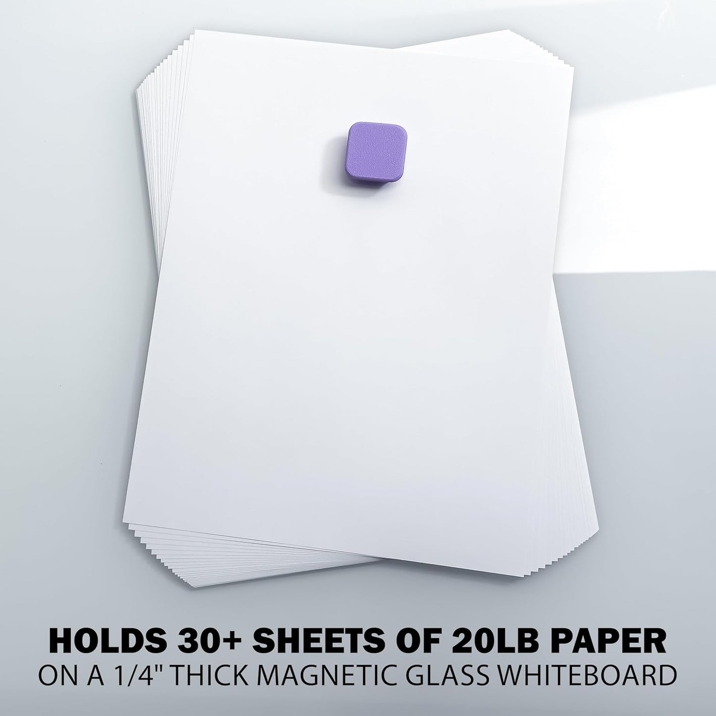 Glassboard Studio MiniBar Magnet - Strong Neodymium Rare Earth Magnets for Fridge, Whiteboard, Locker & Magnetic Glassboards - Crafting & Office Use - Strong Fridge Magnets (Tangerine Orange, 4)