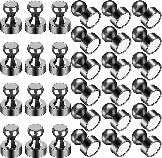 LOVIMAG 30Pcs Fridge Magnets - Small Neodymium Magnets for Whiteboard, Fridge, Kitchen, Office, Classroom, Picture, Locker