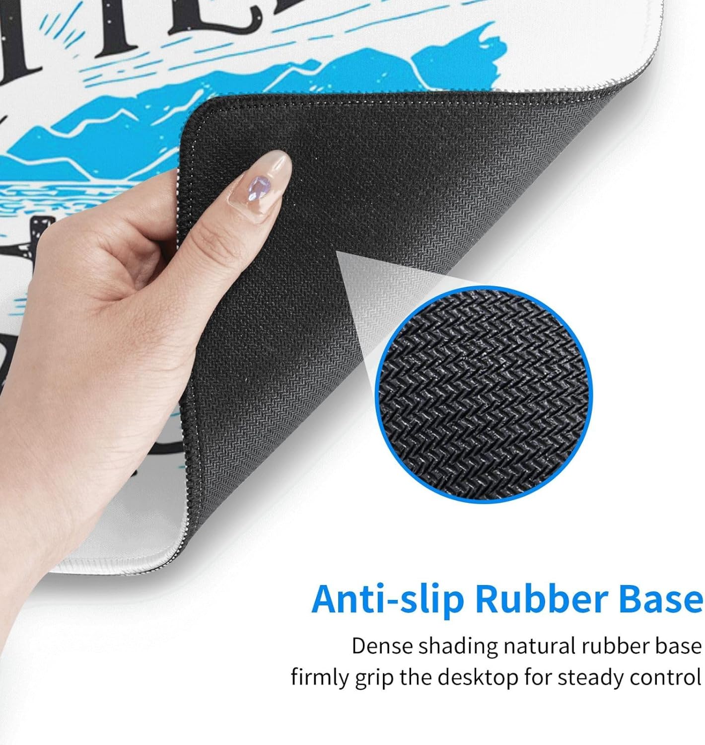 Life is Better at The Lake Mouse Pad, Large Big Gaming Mouse Pad Desk Pad, Mousepad with Non-Slip Rubber Base, Extended XXL Mouse Mat for Computer Laptop Office Accessories