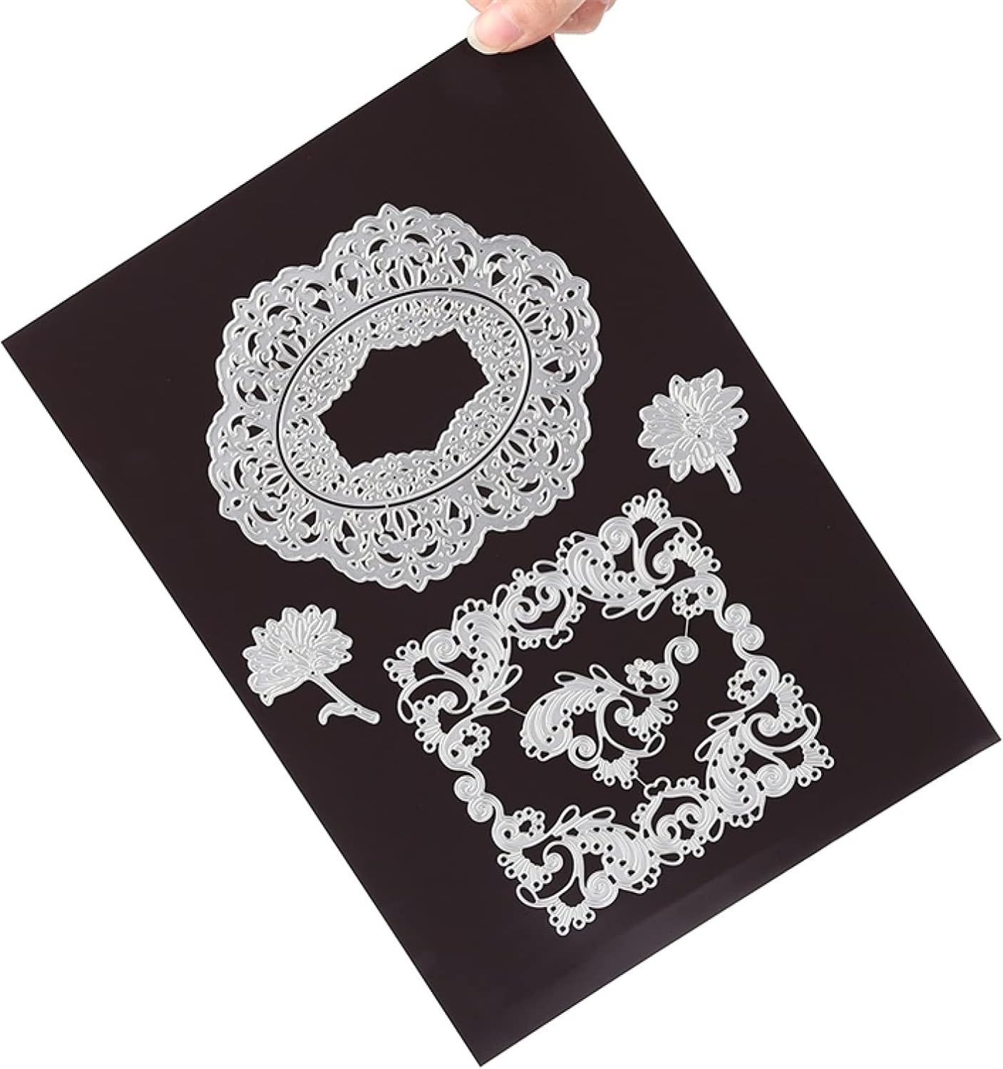 A4 Size Rubber Soft Magnet Sheets Magnetic Storage Sheet for Cutting Dies Storage 0.3mm Thick 10 Pieces Set 11.7x8.2inch Black Metal Dies Storage Sheet