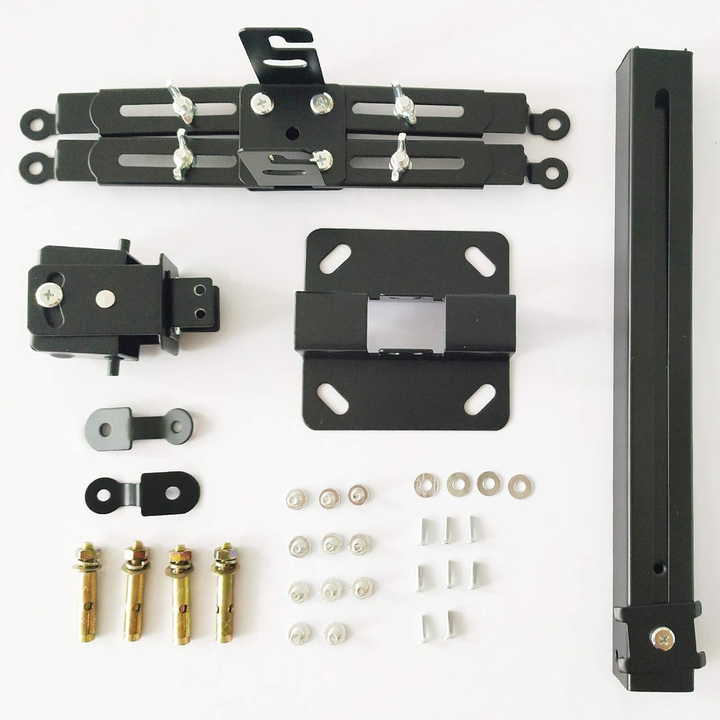 Projector Mount Wall or Ceiling Projection Mount Bracket with Adjustable Height and Extendable Arms Mounts for Home and Office Projector