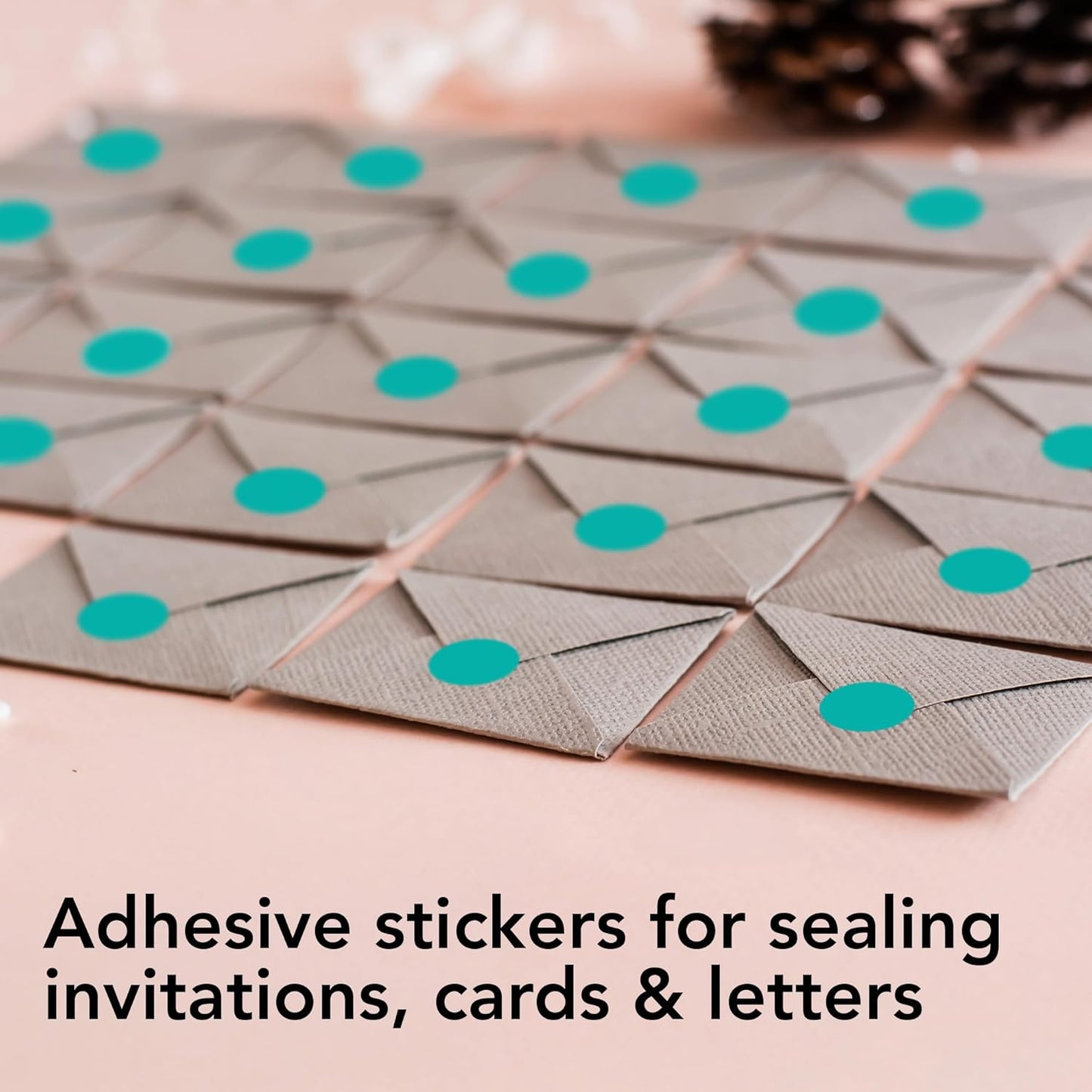 Perco Teal 1/2-Inch Round Circle Dot Sticker Labels with Easy Peel Perforation - 3,000 Labels per Roll - Strong Adhesion, Vibrant Colors for Organizing, Crafting & More - Made in USA