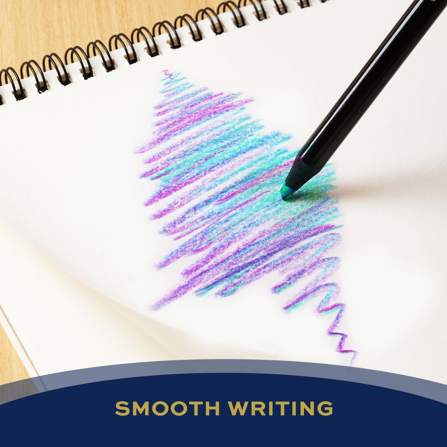 Stocking Stuffers for Kids, 8 Pieces Art Supplies Colored Pencils, Jumbo Rainbow Pencils with Sharpener, Multicolored Pencils for Drawing, Coloring, Christmas Gifts, Party Favor Bags