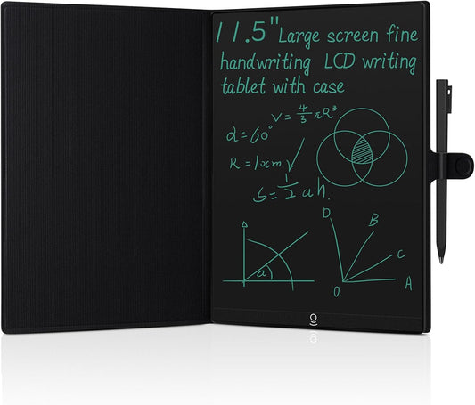 LCD Writing Tablet for Adults: 11.5 Inch with Leather Case Reusable Digital Notepad Portable Use for Office Study Teaching
