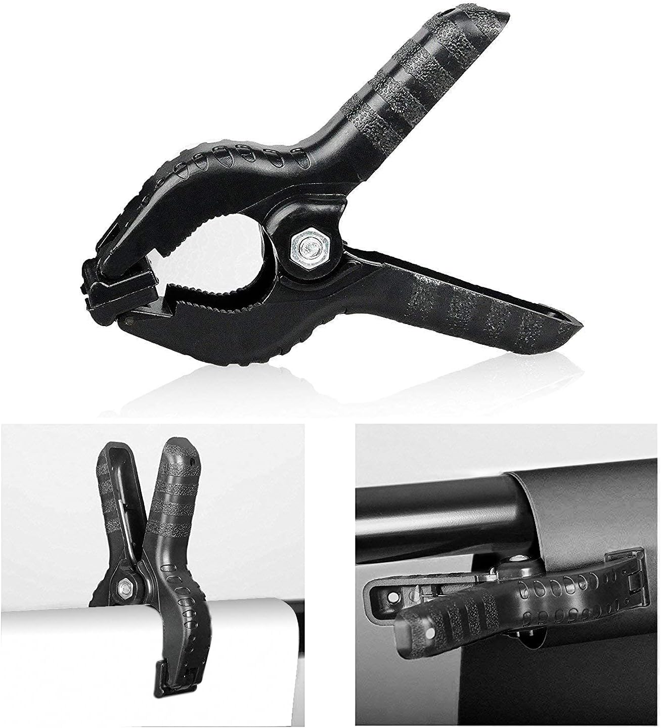 SLOW DOLPHIN 10x 8.5 ft Photo Backdrop Stand, Adjustable Photography Background Support System Stand for Photo Video Studio with Carrying Bag, Clips, Clamps