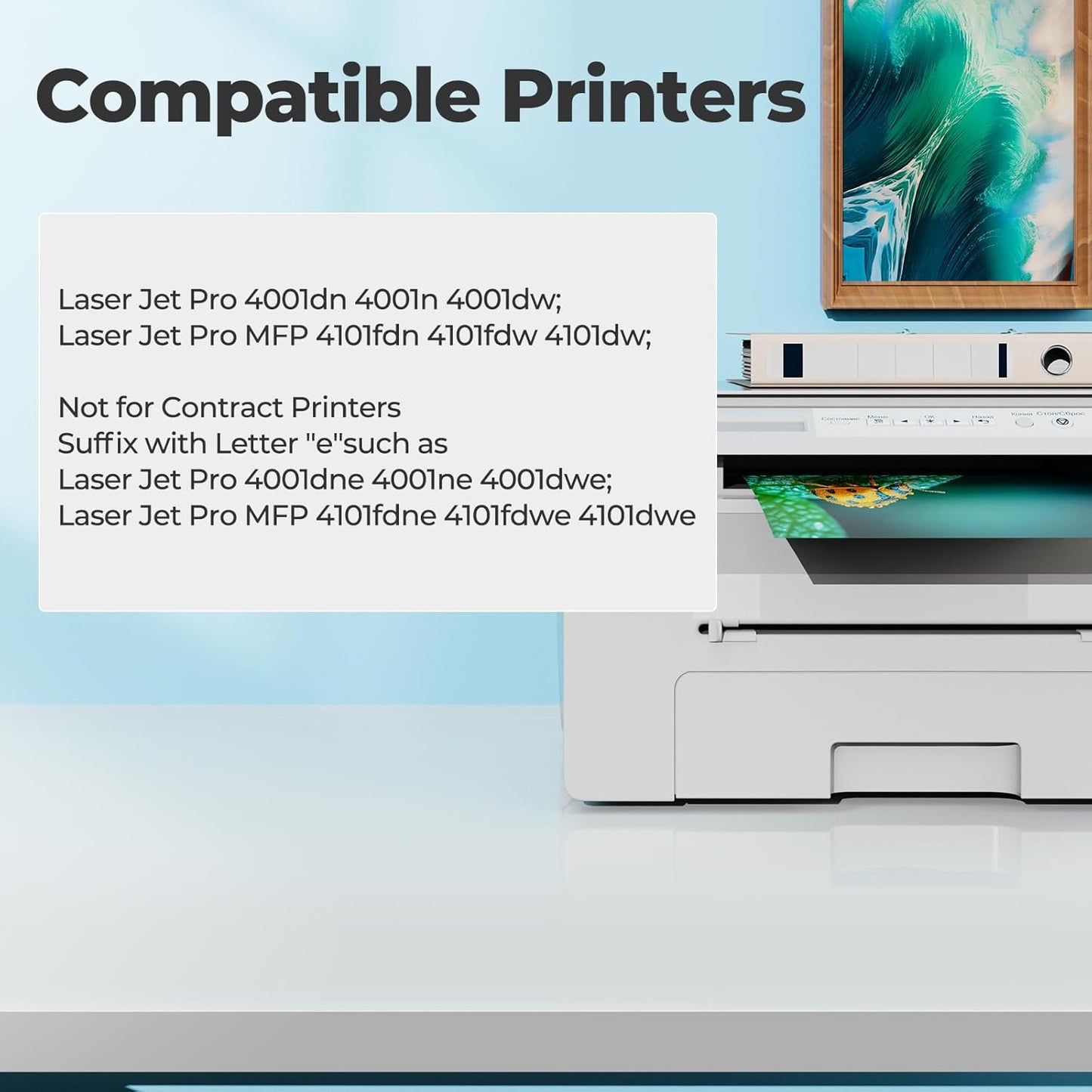 148A Toner Cartridges 4001n 4101fdw for HP 148A 148X W1480A W1480X Toner Cartridge black (2-pack), Laser Jet 4101fdw 4001n Toner Cartridge, for HP Laser Jet Pro MFP 4001n 4101fdw 4001dn 4001dw 4101fdn