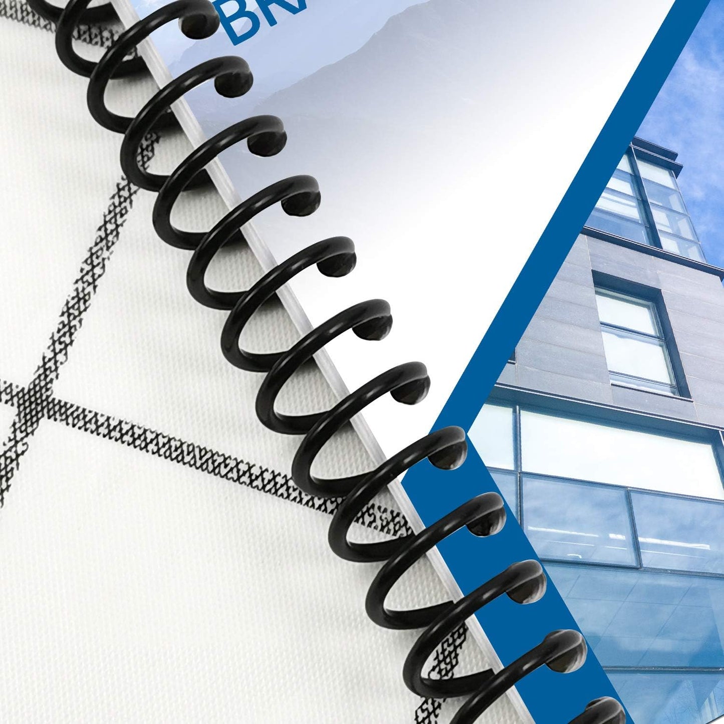 Rayson 1/2" Plastic Spiral Binding Coil, 95 Sheets Capacity, 4:1 Pitch 12.7mm Black Coil Binding Spines for Business and Educational Purposes, Pack of 100