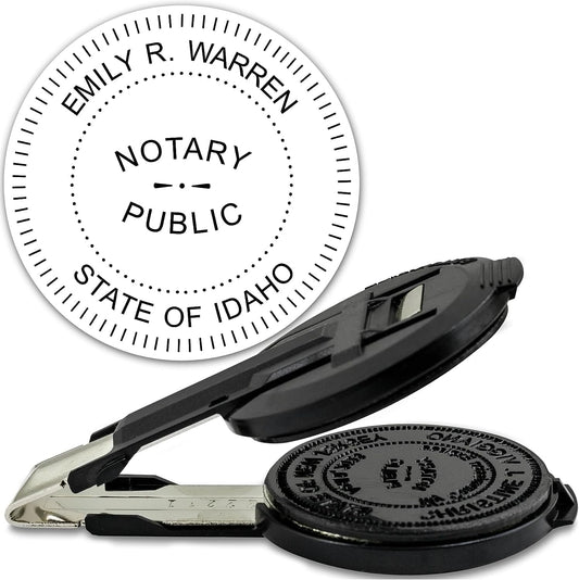 MaxMark Insert Only for Notary Seal Round Embosser for Idaho State
