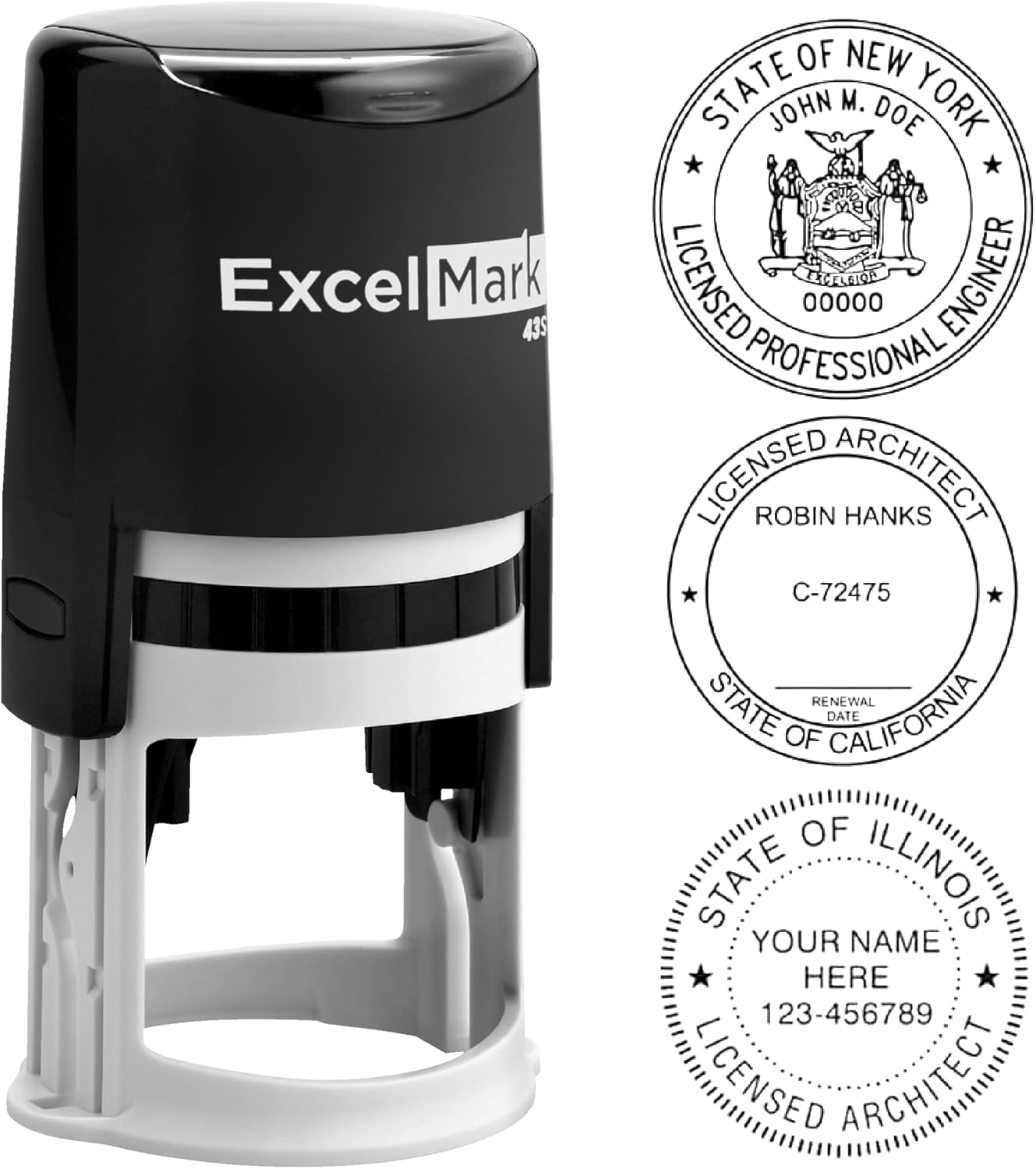 ExcelMark Self Inking Professional Stamp - Engineer / Architect