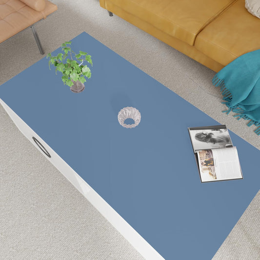 Leather Table Cover,1.8mm Thick,24x48 Inch Desk Cover,Large Desk Mat,Table Protector,Table Cover Protector,Coffee Table Protector,Table Protector Mat(Grayish Blue+Dark Green,24x48)