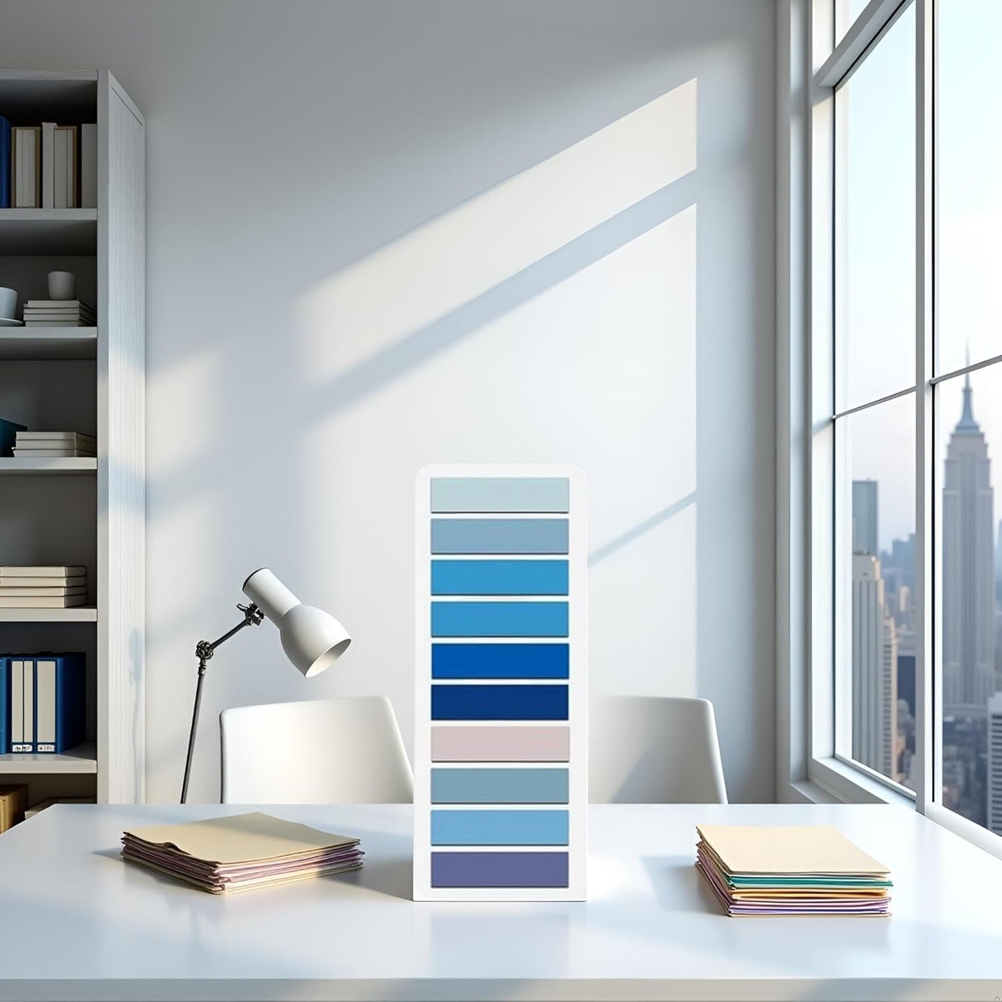 200 Pcs Blue Sticky Index Tabs, Page Markers Notes Tabs Writable and Repositionable Book Flags Tabs Strip Index Tabs Self-Stick Note Pads Index Tabs for Page Marking Classify File