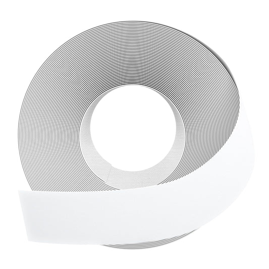 GSCIT Club White Edge Banding, 3 inch x 25ft Melamine Edge Banding with Hot Melt Adhesive Preglued Cabinet Edge Banding Flexible White Veneer Edging