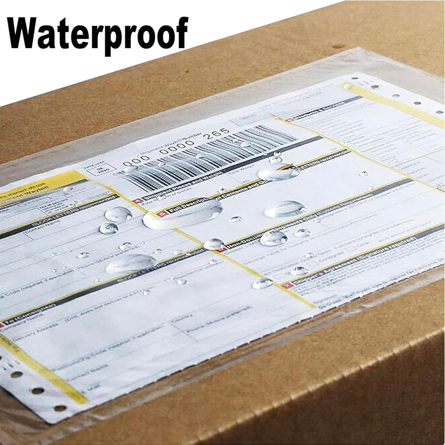 7.5x5.5 Packing List Mailing Envelopes Shipping Envelopes Packing List Clear Adhesive Shipping label sleeves Shipping Supplies for Small Businesses(2000 Pcs)