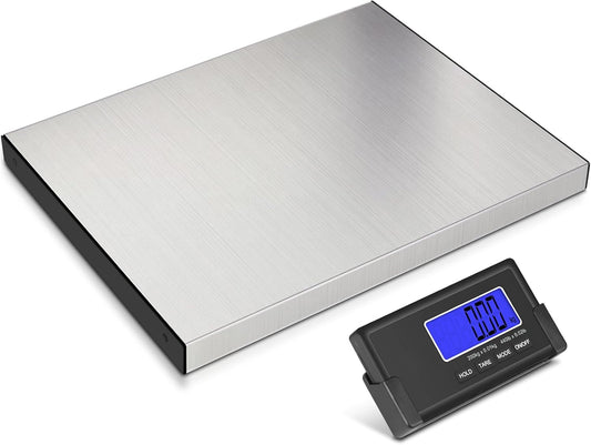 THINKSCALE 440lbs/10g Shipping Scale, Wireless LCD Displays, Heavy Duty Weight Scale Postal Scale, Stainless Steel Large Platform, Scale for Packages, Luggage Scale