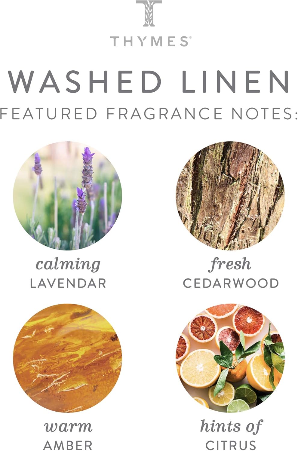 Thymes Countertop Spray - 16.5 Fl Oz - Washed Linen