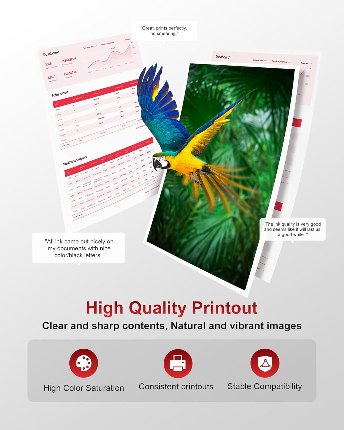 046 Toner Cartridge Replacement for Canon 046 Toner Cartridge Set for Canon 046H CRG-046 for Color ImageCLASS MF733Cdw MF731Cdw MF735Cdw Printer (4 Pack, Black Cyan Magenta Yellow)