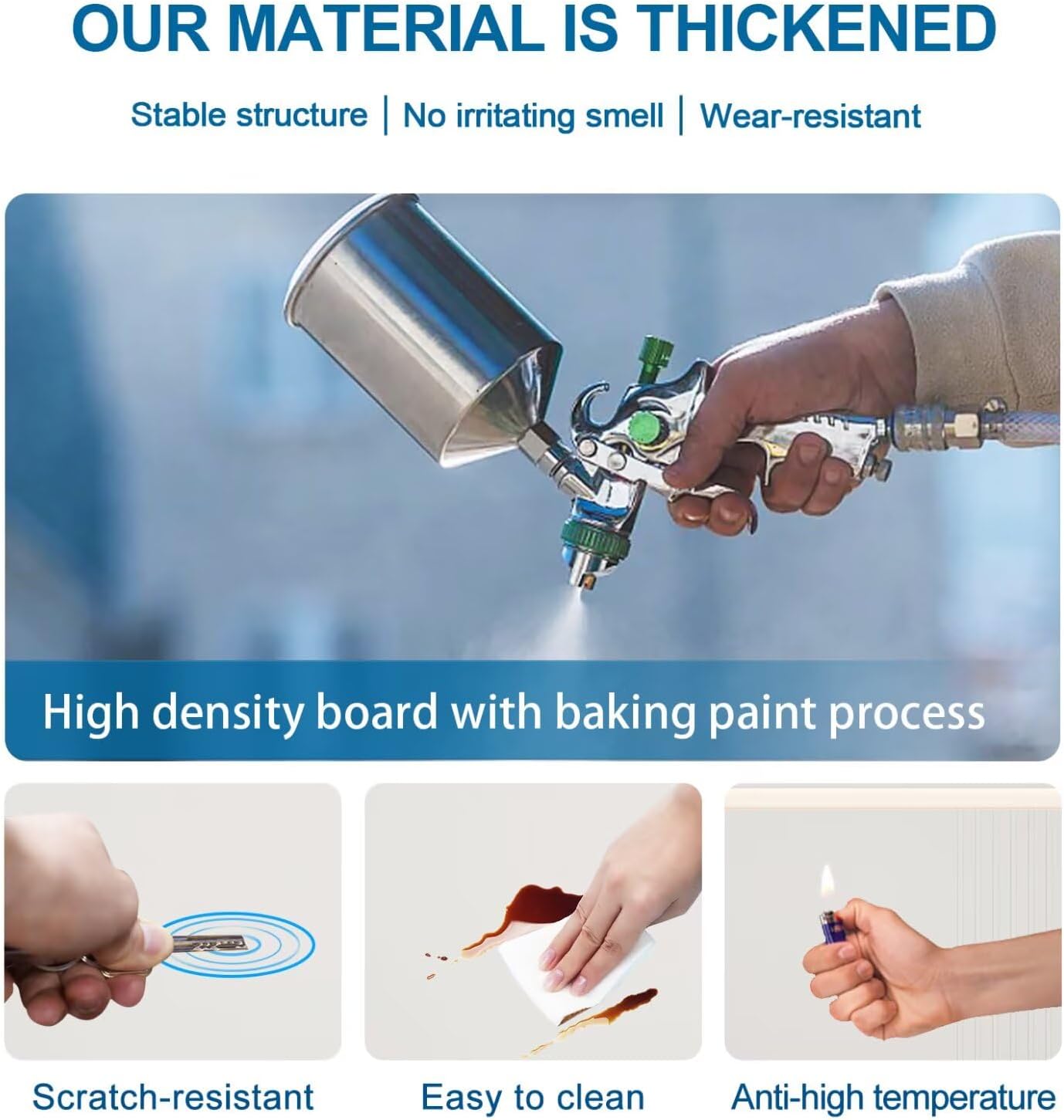 Reception Desk with Counter Modern Front Office Desk Large Reception Room Tables Checkout Counter Reception Table for Retail Lobby Beauty Salons D 79inch/200cm