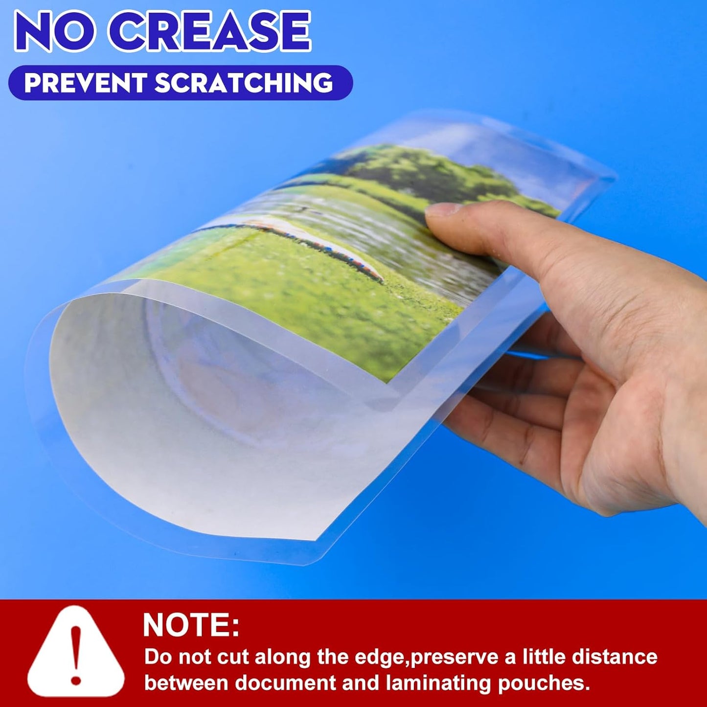 CAREGY Thermal Laminating Pouches, Holds 8.5 x 11 Inch Sheets,200 Pack Laminating Sheets, 3 Mil, 9 x 11.5 Inches Lamination Sheet Paper for Laminator, Clear, Letter Size, Office and School Supplies