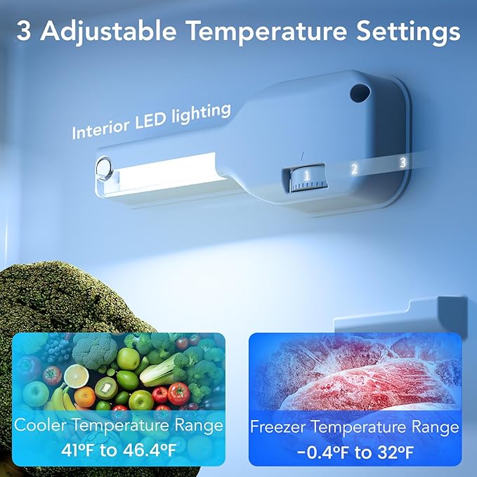 3.1 Cu.Ft Small Fridge with Freezer, Compact Refrigerator with 2 Doors, Mini Fridge with Adjustable Removable Glass Shelves for Bedroom, Dorm, Office or Apartment,Grey