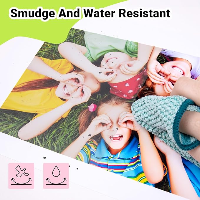 TECKWRAP Matte Photo Paper 8.5" x 11" - 69lb Photo Paper for Inkjet Printer Paper, Ideal for Portrait Photography, 20 Sheets, Smudge-Proof