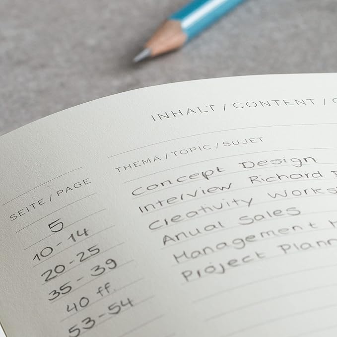 LEUCHTTURM1917 - Notebook Hardcover Medium A5-251 Numbered Pages for Writing and Journaling (Pacific Green, Plain)