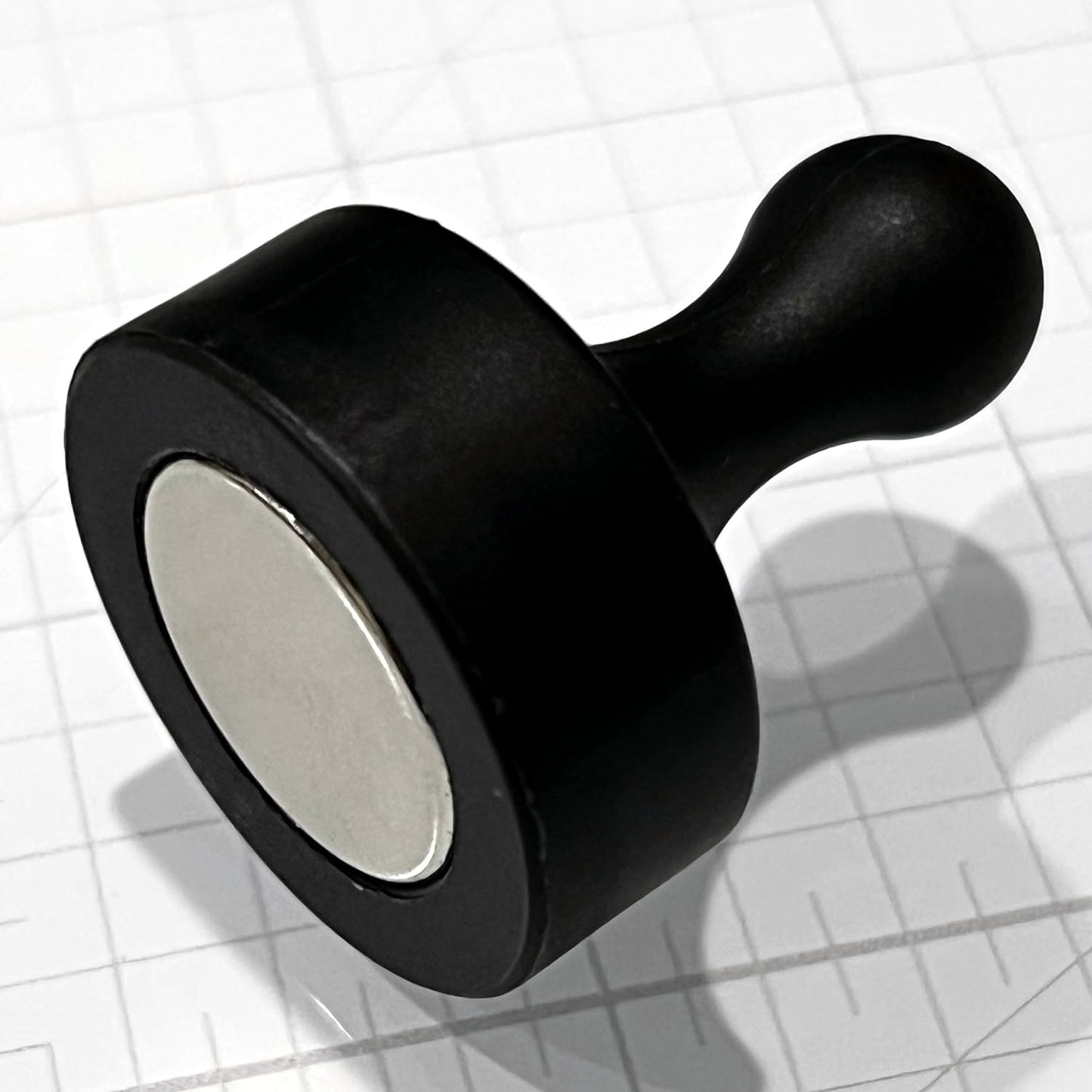 GLASSBOARD STUDIO Powerful Neodymium Magnets, Pawn-Shaped - Strong Fridge/Refrigerator and Whiteboard Magnet, Ideal for Office, Kitchen, Crafts - Rare Earth, Heavy Duty (8, Juicy Peach)