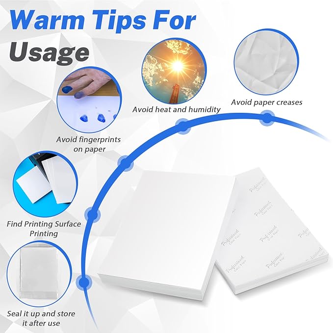 50 Sheets A3 Photo Paper Single Sided, 200 gsm White High Glossy Paper, Advanced Photographic Photo Printer Paper for Inkjet Printer Printing Picture Cover Brochures