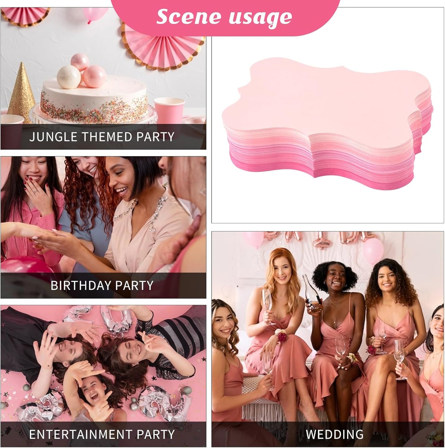 300 Pack Pink Index Cards 3x5 Colored Blank Index Cards Lavender Cardstock Wedding Index Cards Invitation Cards Thank You Notes Cards For School Office Studying Kids Nursing Students（180g）