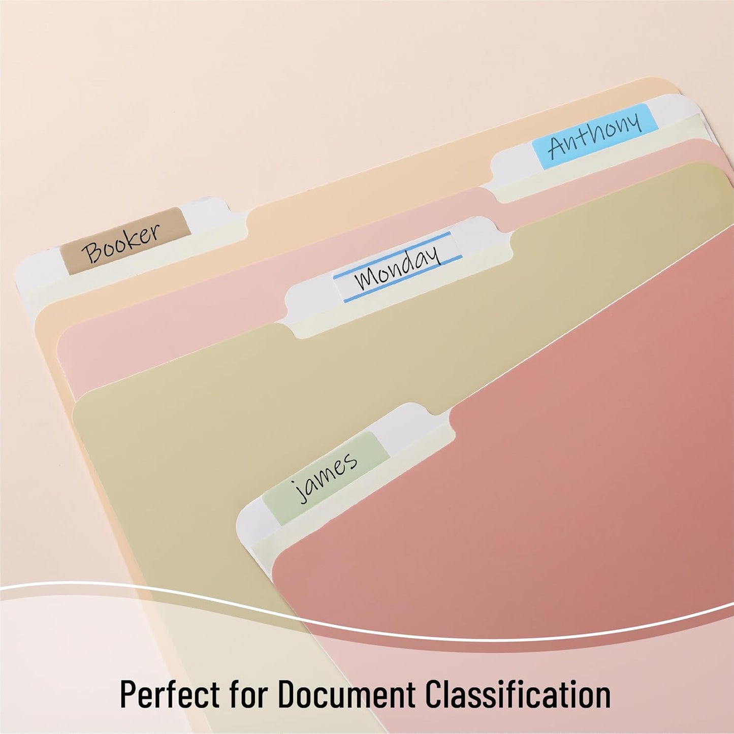 Mr. Pen- Sticky Index Tabs, 500 Pcs, 21 Sets, Colorful Sticky Tabs for Notebooks, Page Markers, Page Tabs for Binders, Page Tabs Sticky Tabs for Books, Notebook Tabs, Book Sticky Tabs for Notebooks