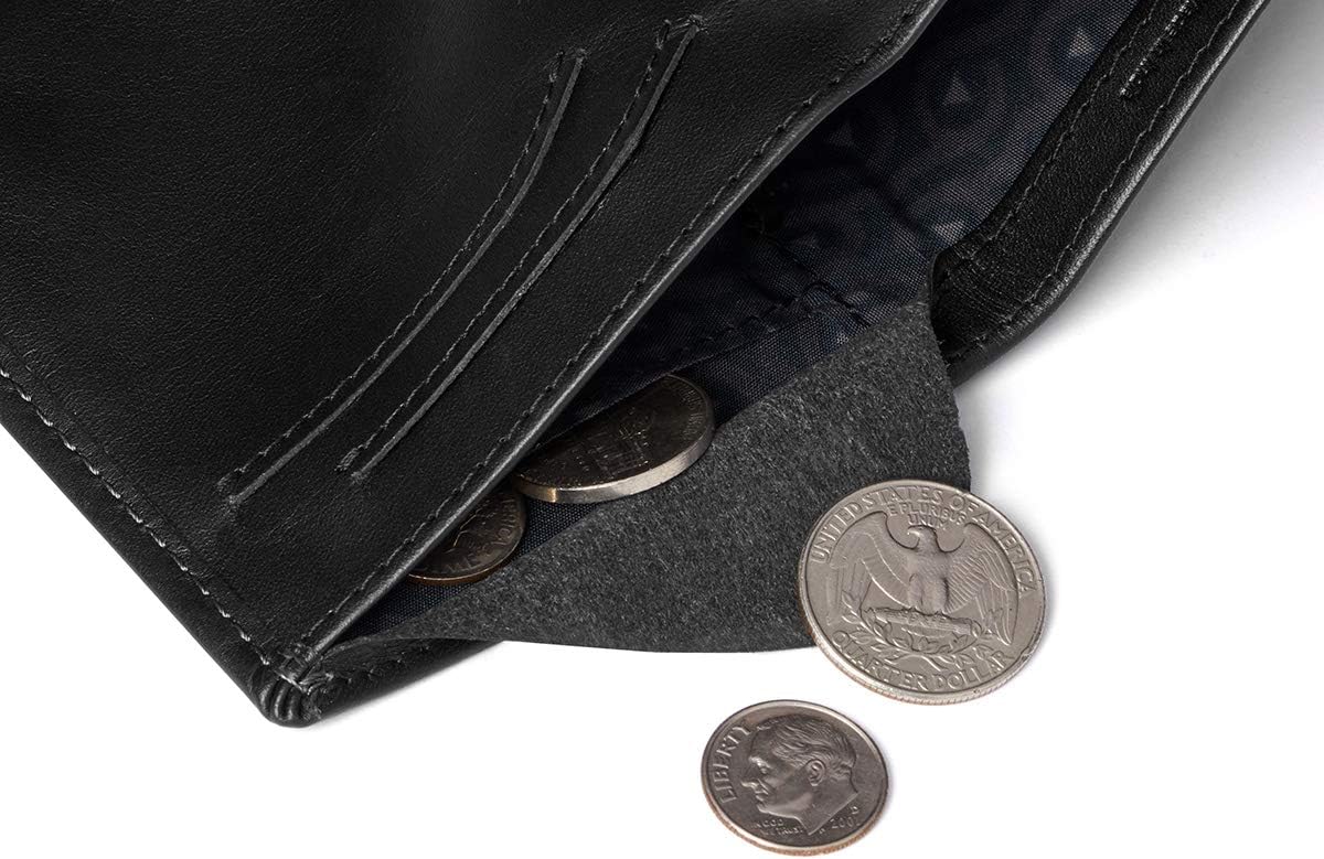 Bellroy Note Wallet (Slim Leather Bifold Design, RFID Blocking, Holds 4-11 Cards, Coin Pouch, Flat Note Section)