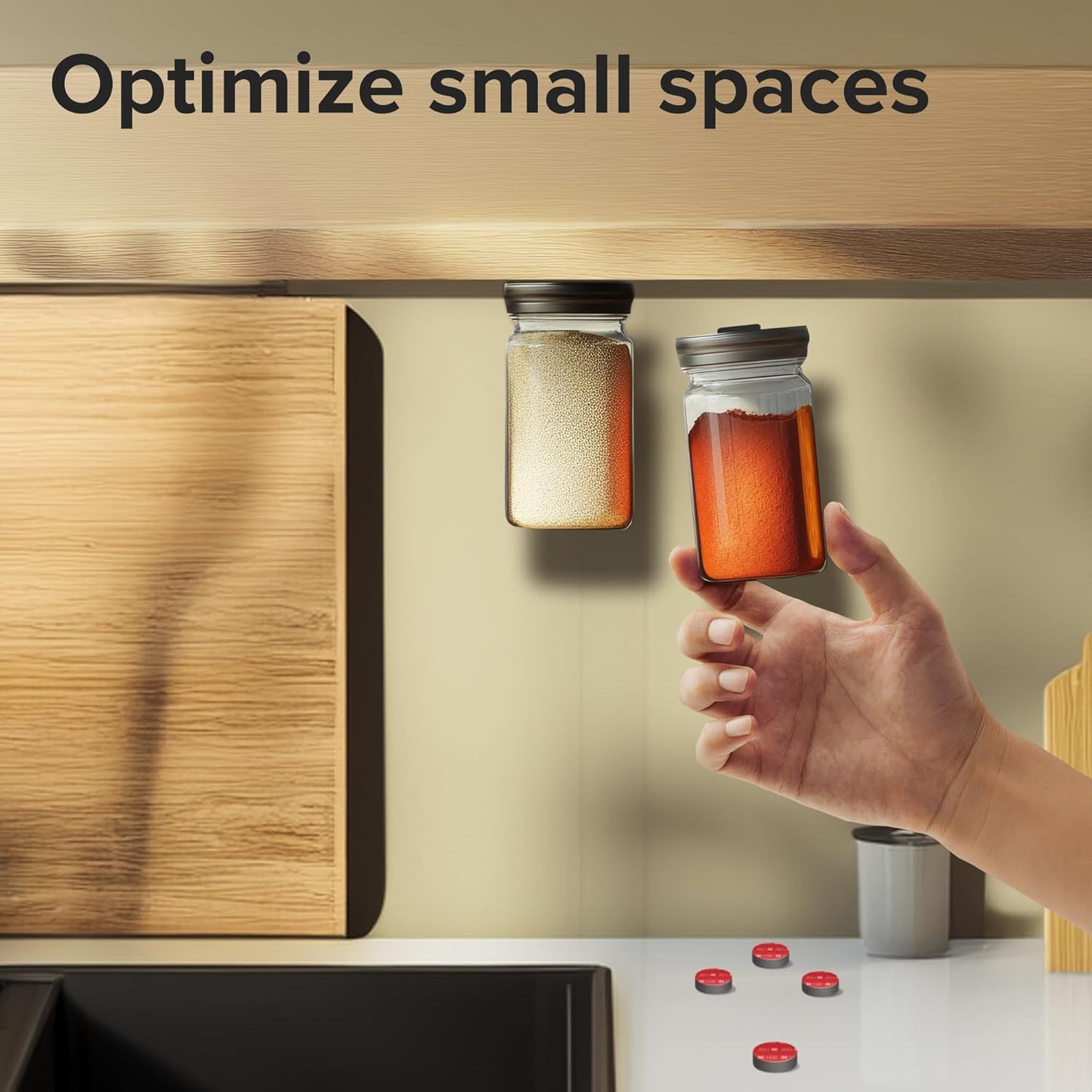 X-Bet Strong Magnets - Round Heavy Duty Craft Magnets with Adhesive Backing, 20pcs - 0.7 Inch